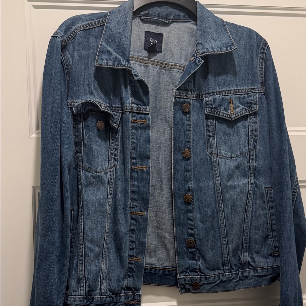 GAP Women's Denim Blue Jacket